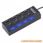 Preview: 4-fach USB-Hub 2.0 mit Schaltern